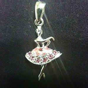 Sterling Ballerina pendant